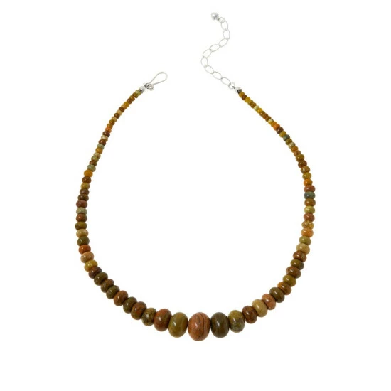 New ๐ Mine Finds By Jay King Jay King Sterling Silver Volcanic Opal Graduated Bead Necklace ๐งจ 1 New ๐ Mine Finds By Jay King Jay King Sterling Silver Volcanic Opal Graduated Bead Necklace ๐งจ