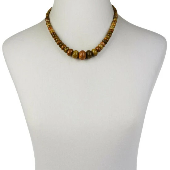 New ๐ Mine Finds By Jay King Jay King Sterling Silver Volcanic Opal Graduated Bead Necklace ๐งจ 2 New ๐ Mine Finds By Jay King Jay King Sterling Silver Volcanic Opal Graduated Bead Necklace ๐งจ - Image 2