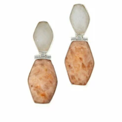 Coupon ❤️ Mine Finds By Jay King Jay King Multi-Color Moonstone Drop Earrings 🤩