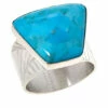 Buy 🌟 Mine Finds By Jay King Jay King Sterling Silver Compressed Turquoise Composite Ring ⭐