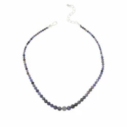 Best Pirce 🧨 Mine Finds By Jay King Jay King Sterling Silver Tanzanite Faceted Bead Necklace 😉