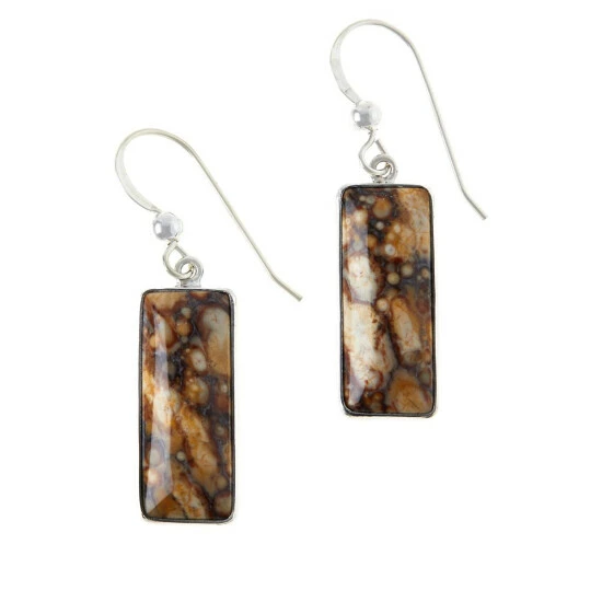 Hot Sale โ๏ธ Mine Finds By Jay King Jay King Sterling Silver Shitake Stone Rectangular Drop Earrings ๐ 1 Hot Sale โ๏ธ Mine Finds By Jay King Jay King Sterling Silver Shitake Stone Rectangular Drop Earrings ๐