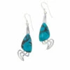 New 🔔 Mine Finds By Jay King Jay King Sterling Silver Campitos Turquoise Earrings 🛒
