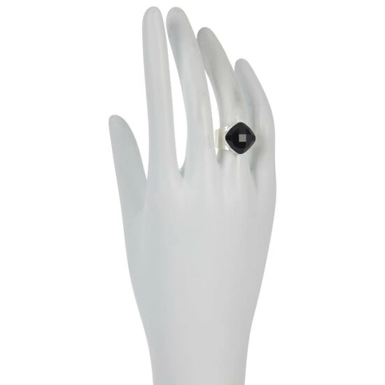 Brand new โญ Mine Finds By Jay King Jay King Sterling Silver Nephrite Jade Cushion-Cut Ring ๐ 2 Brand new โญ Mine Finds By Jay King Jay King Sterling Silver Nephrite Jade Cushion-Cut Ring ๐ - Image 2