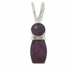 Promo 🤩 Mine Finds By Jay King Jay King Sterling Silver Purple Sapphire Pendant ❤️