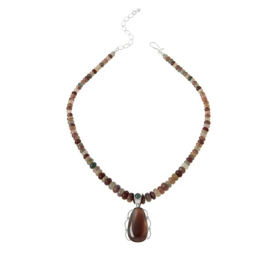 Best Sale ๐ Mine Finds By Jay King Jay King Sterling Silver Shaanxi Spice Agate Pendant With Necklace ๐ 1 Best Sale ๐ Mine Finds By Jay King Jay King Sterling Silver Shaanxi Spice Agate Pendant With Necklace ๐