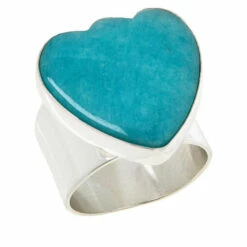 New 👍 Mine Finds By Jay King Jay King Sterling Silver Amazonite Freeform Ring 🌟