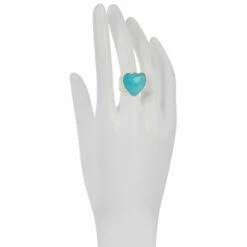 New 👍 Mine Finds By Jay King Jay King Sterling Silver Amazonite Freeform Ring 🌟 -Deals Mine Store unnamed file 1596