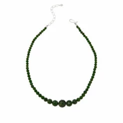 New 🛒 Mine Finds By Jay King Jay King Chrome Diopside Graduated Bead Necklace 🧨 -Deals Mine Store unnamed file 1620