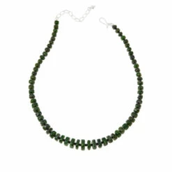 Best Pirce 🧨 Mine Finds By Jay King Jay King Chrome Diopside And Black Spinel Bead Necklace ❤️