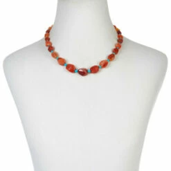 Best Sale 🎉 Mine Finds By Jay King Jay King Sterling Silver Red-Orange Chalcedony And Turquoise Necklace 😉 5 Best Sale 🎉 Mine Finds By Jay King Jay King Sterling Silver Red-Orange Chalcedony And Turquoise Necklace 😉 -Deals Mine Store unnamed file 1634