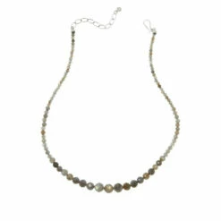 Best Sale 🔥 Mine Finds By Jay King Jay King Sterling Silver Labradorite Graduated Bead Necklace ✔️