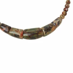 Discount 🎁 Mine Finds By Jay King Jay King Sterling Silver Multi-Color Red Cinnabar Stone Necklace 🤩 -Deals Mine Store unnamed file 1644