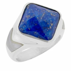 New 🎁 Mine Finds By Jay King Jay King Sterling Silver Multi-Gemstone Ring Blue Lace Agate 👏 -Deals Mine Store unnamed file 1656