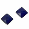 Cheap 👍 Mine Finds By Jay King Jay King Sterling Silver Gemstone Square Stud Earrings Lapis 🌟
