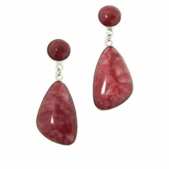 Flash Sale 🌟 Mine Finds By Jay King Jay King Sterling Silver Pink Thulite Freeform Drop Earrings 😉