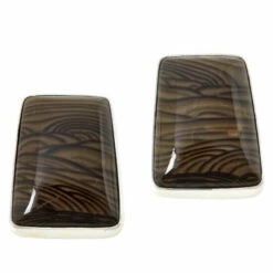 New 🌟 Mine Finds By Jay King Jay King Sterling Silver Asian Chestnut Stone Earrings 🌟