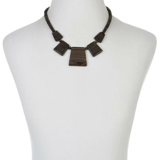 Wholesale 😀 Mine Finds By Jay King Jay King Sterling Silver Asian Chestnut Stone Necklace 🛒 3 Wholesale 😀 Mine Finds By Jay King Jay King Sterling Silver Asian Chestnut Stone Necklace 🛒 - Image 3