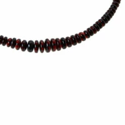 Flash Sale 🔔 Mine Finds By Jay King Jay King Sterling Silver Dark Amber Graduated Bead Necklace ❤️ -Deals Mine Store unnamed file 1694