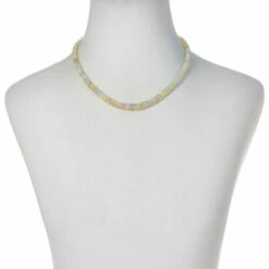 Flash Sale ⌛ Mine Finds By Jay King Jay King Sterling Silver Ethiopian Honey Opal Bead Necklace 🔔 -Deals Mine Store unnamed file 1699