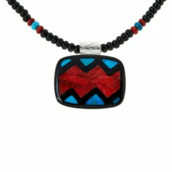 Best reviews of ⭐ Mine Finds By Jay King Jay King Sterling Silver Multi-Gemstone Inlay Pendant With Necklace 🎁 -Deals Mine Store unnamed file 1705