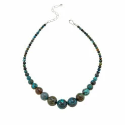 Cheap ⭐ Mine Finds By Jay King Jay King 18" Multicolor Hubei Turquoise Graduated Bead Necklace 🧨