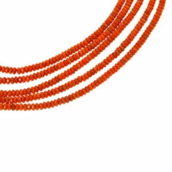 Outlet 😉 Mine Finds By Jay King Jay King Sterling Silver Orange Coral Bead 5-Strand Necklace 🧨 -Deals Mine Store unnamed file 1722