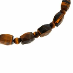 Promo 🎉 Mine Finds By Jay King Jay King Sterling Silver Multicolor Tiger's Eye Bead Necklace 🔔 -Deals Mine Store unnamed file 1729