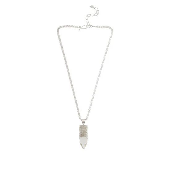 Deals ๐ Mine Finds By Jay King Jay King Sterling Silver Rock Crystal Pendant With Chain ๐ฅ 1 Deals ๐ Mine Finds By Jay King Jay King Sterling Silver Rock Crystal Pendant With Chain ๐ฅ