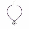 Buy 😉 Mine Finds By Jay King Jay King Amethyst And Purple Turquoise Pendant With Bead Necklace ✔️