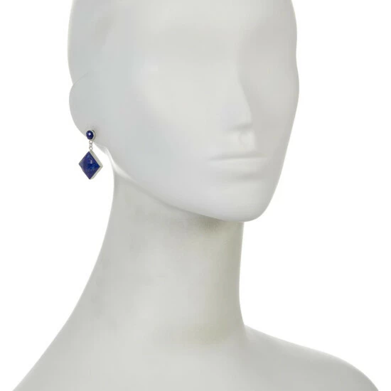 Outlet ๐ฅฐ Mine Finds By Jay King Jay King Sterling Silver Faceted Square Lapis Drop Earrings โญ 2 Outlet ๐ฅฐ Mine Finds By Jay King Jay King Sterling Silver Faceted Square Lapis Drop Earrings โญ - Image 2