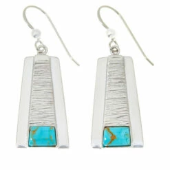 Best deal โค๏ธ Mine Finds By Jay King Jay King Sterling Silver Tyrone Turquoise Drop Earrings โค๏ธ