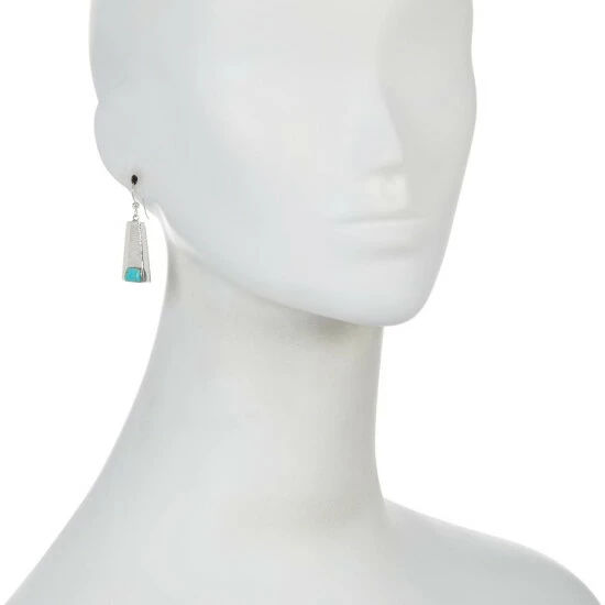 Best deal ❤️ Mine Finds By Jay King Jay King Sterling Silver Tyrone Turquoise Drop Earrings ❤️ 2 Best deal ❤️ Mine Finds By Jay King Jay King Sterling Silver Tyrone Turquoise Drop Earrings ❤️ - Image 2