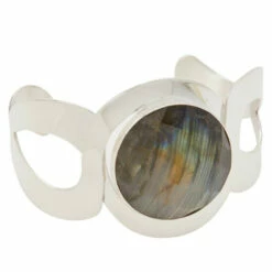 Best Sale โ๏ธ Mine Finds By Jay King Jay King Gallery Collection Sterling Silver Labradorite Cuff Bracelet โ