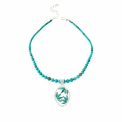 Top 10 🎁 Mine Finds By Jay King Jay King Gallery Collection Campo Frio Turquoise Pendant With Necklace 🛒