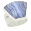 Budget 😍 Mine Finds By Jay King Jay King Sterling Silver Blue Lace Agate Freeform Ring 🔥
