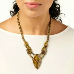 New 🛒 Mine Finds By Jay King Jay King Sterling Silver Congolese Flower Calcite Necklace 😉 -Deals Mine Store unnamed file 18