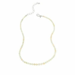 Brand new 👍 Mine Finds By Jay King Jay King Sterling Silver Ethiopian Frost Opal Bead Necklace 🤩