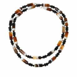 Flash Sale 🎉 Mine Finds By Jay King Jay King 36" Multi-Color Zebra Chalcedony Bead Necklace 🌟 -Deals Mine Store unnamed file 1816