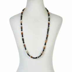 Flash Sale 🎉 Mine Finds By Jay King Jay King 36" Multi-Color Zebra Chalcedony Bead Necklace 🌟 -Deals Mine Store unnamed file 1817