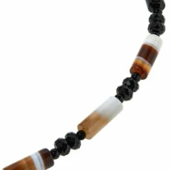 Flash Sale 🎉 Mine Finds By Jay King Jay King 36" Multi-Color Zebra Chalcedony Bead Necklace 🌟 -Deals Mine Store unnamed file 1818