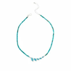 Flash Sale ⌛ Mine Finds By Jay King Jay King Sterling Silver Campitos Turquoise Necklace 🎁