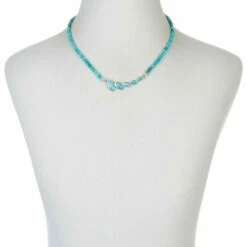 Flash Sale ⌛ Mine Finds By Jay King Jay King Sterling Silver Campitos Turquoise Necklace 🎁 -Deals Mine Store unnamed file 1824