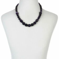 Cheap 👏 Mine Finds By Jay King Jay King Sterling Silver Amethyst Bead Necklace 🎉 -Deals Mine Store unnamed file 1837