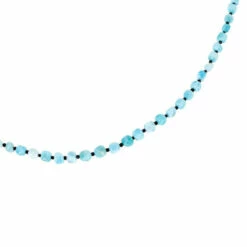 Hot Sale 🛒 Mine Finds By Jay King Jay King Sterling Silver Larimar And Black Spinel Bead Necklace 🎁 -Deals Mine Store unnamed file 1846