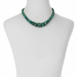 Cheapest ✔️ Mine Finds By Jay King Jay King Sterling Silver Green Quartz Graduated Bead Necklace 🎉 -Deals Mine Store unnamed file 1853