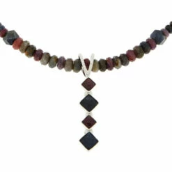 Outlet ⭐ Mine Finds By Jay King Jay King Pink And Blue Sapphire Pendant With Multi-Color Bead Necklace 🎉 -Deals Mine Store unnamed file 1863