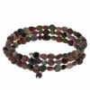 Top 10 👏 Mine Finds By Jay King Jay King Multi-Colored Tourmaline Bead Coil Bracelet 🎉