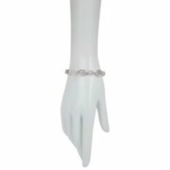 Outlet 🎁 Mine Finds By Jay King Jay King Kunzite And Cloudy Mountain Turquoise Link Bracelet 🔔 -Deals Mine Store unnamed file 1890