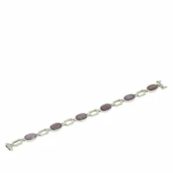 Outlet 🎁 Mine Finds By Jay King Jay King Kunzite And Cloudy Mountain Turquoise Link Bracelet 🔔 -Deals Mine Store unnamed file 1891